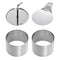 Westmark Voedselvormers 7.5 cm 4-delig RVS