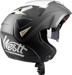 Westt Torque Systeemhelm - Motorhelm - Zwart - Maat L
