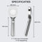 Westwood® Waterbesparende Douchekop met Hoge Druk en Douchefilter - Regendouche – Handdouche - Douchekop met 5 sproeistanden - Betere Huid - Chroom