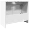 vidaXL - Wastafelkast - 63x29x55 - cm - bewerkt - hout - wit