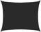 vidaXL - Zonnezeil - 160 - g/m² - rechthoekig - 6x8 - m - HDPE - zwart
