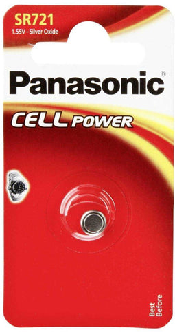 Panasonic SR-721 - Coin batterij 1.55V 25mAh - 7.9mm x 2.1mm