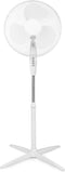 Smartwares VE-5753 Statiefventilator – Ø 40 cm - In hoogte verstelbaar: 105 - 125 cm - Wit