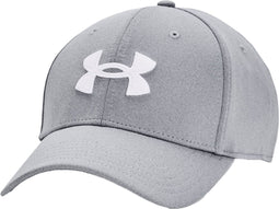 Under Armour blitzing pet in de kleur grijs.