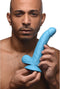POP 7.5 Dildo with Balls - Blue