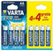 Varta 4906SO - Alkaline Batterij - 10% meer energie - (4 stuks)