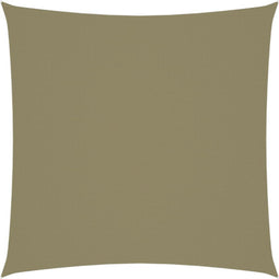 vidaXL - Zonnescherm - vierkant - 6x6 - m - oxford - stof - beige