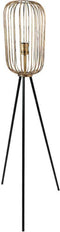 HSM Collection Vloerlamp Ø40x150cm Goud/Zwart Metaal