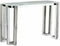 Console DKD Home Decor Kristal Zilverkleurig Staal Wit 120 x 45 x 78 cm