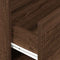 vidaXL - Kasten - met - 2 - lades - 2 - st - 60x31x40 - cm - bewerkt - hout - bruin - eiken
