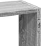 vidaXL - Wandschap - 159x18x66 - cm - bewerkt - hout - grijs - sonoma - eikenkleurig