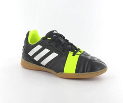 adidas Nitrocharge 2.0 Indoor Junior - Sportschoenen - Kinderen - Maat 30 - Zwart;Metallic Zilver;Fluor Geel