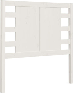 vidaXL - Hoofdbord - 106x4x100 - cm - massief - grenenhout - wit