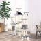 vidaXL - Kattenmeubel - met - sisal - krabpalen - 145 - cm - crèmekleurig