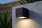 Hyundai Lighting - Kubus Wandlamp op Zonne-energie - Warm LED - Duo Pack