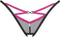 Obsessive - Novenes Crotchless String - Zwart