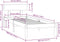 vidaXL - Bedframe - massief - hout - 75x190 - cm