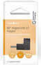 Nedis CCGB60930BK - USB A naar USB A adapter - Voorkomt kabelbreuken - Zwart