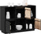 vidaXL - Dressoir - 110,5x35x80 - cm - massief - grenenhout - zwart