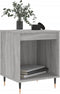 vidaXL - Nachtkastje - 40x35x50 - cm - bewerkt - hout - grijs - sonoma - eikenkleurig