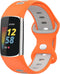 imoshion Siliconen sport bandje - Geschikt voor Fitbit Charge 6, Charge 5 - Oranje - One Size