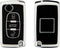 Autosleutel hoesje - TPU Sleutelhoesje - Sleutelcover - Autosleutelhoes - Geschikt voor Peugeot - zwart - D3 - Peugeot 108, Peugeot 207, Peugeot 208, Peugeot 307, Peugeot 308, Peugeot 407, Peugeot 508, Peugeot 1007, Peugeot 2008, Peugeot 3008, Peuge