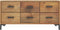 vidaXL - Opbergkast - 110x30x45 - cm - massief - grenenhout - bruin