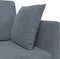 vidaXL - Ligbed/Bank - 2-in-1 - Donkergrijs - 213x144x60 - cm - Fluweel