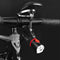 Fiets Achterlicht + Remlicht + Bel Meilan USB S3 Zwart