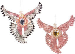 Orn.plc fenix roze l11cm
