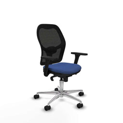 Piqueras y Crespo Jorquera - Bureaustoel - Hoogteverstelbaar met armleuning - Marineblauw