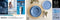 Bidasoa Moana - Serviesset 12 Onderdelen - Keramisch - Blauw (12 stuks)