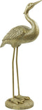 Light & Living Ornament Crane - Goud - 31x19x67cm - Modern - Sinterklaas cadeau - Sinterklaas cadeautjes - Cadeau vrouw - Cadeau man - Cadeau voor haar - Cadeau voor hem - Sint cadeau - Sint kado - Kado man - Kado vrouw