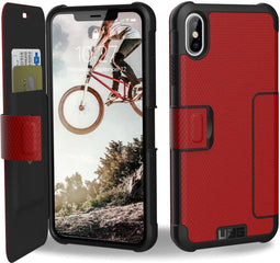 Apple iPhone Xs Max - UAG Metropolis Hoesje - 360 graden bescherming - Magma Red
