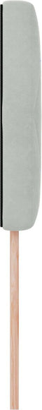vidaXL - Hoofdbord - met - Kristallen - Knoppen - Ge - tuft - Lichtgrijs - 90 - cm - Velours