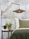 GOOD&MOJO Wandlamp Bali - Bamboe/Zwart - 105x60x55cm - Binnen Scandinavisch,Bohemian