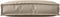 vidaXL - Ligbedkussen - voor - Rugsteun - Taupe - 60x40x12 - cm - Oxford - Stof