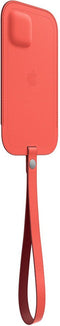 Apple iPhone 12 mini - Leren sleeve met MagSafe - Krasbestendig en schokbestendig - Pink Citrus