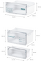 Siemens KI87VVFE1 - Inbouw koelkast - 200 liter koelcapaciteit - 70 liter vriescapaciteit - 35 dB