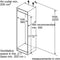 Bosch KIF86PFE0 - Inbouw koelvriescombinatie - NoFrost VitaFresh 0°C - 223 liter