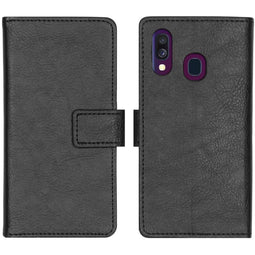 iMoshion Hoesje Geschikt voor Samsung Galaxy A40 Hoesje Met Pasjeshouder - iMoshion Luxe Bookcase - Zwart