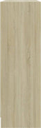 vidaXL Boekenkast 80x24x75 cm spaanplaat sonoma eikenkleurig
