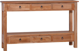 vidaXL Wandtafel 120x30x75 cm massief mahoniehout