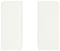vidaXL - Set - van - 2 - witte - plantenstandaards - voor - buiten, - 24x24x55 - cm, - Staal