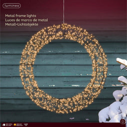 Micro LED Kerst Lichtkrans voor Buiten - 1440 LEDs - 58 cm