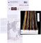 Thea Gouverneur - Borduurpakket met telpatroon - 3018.05 - Voorgesorteerde DMC Garens - Hommel - Zwart Aida - 17 cm x 18 cm - DIY Kit