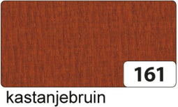 Crêpepapier - Kastanje bruin - 250x50cm