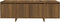vidaXL - Tv-meubel - 120x30x40,5 - cm - bewerkt - hout - bruin - eikenkleur