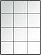 vidaXL - Wandspiegels - 2 - st - 80x60 - cm - metaal - zwart