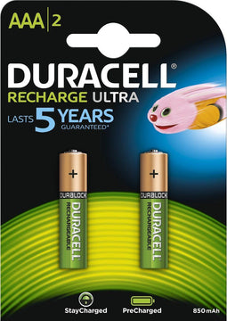 Duracell Recharge Ultra AAA - Oplaadbare batterijen - 800mAh - (4 stuks)